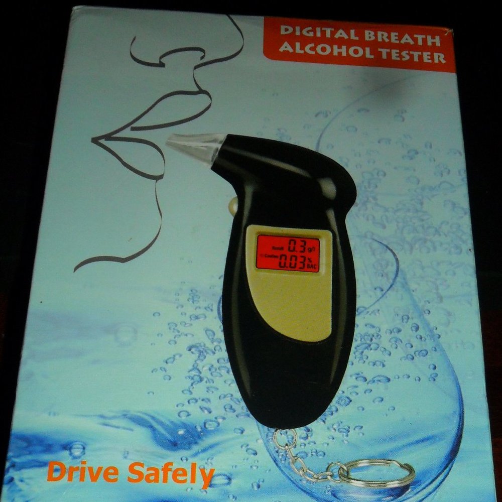 Portable Breathalyzer LCD Digital Alcohol Tester